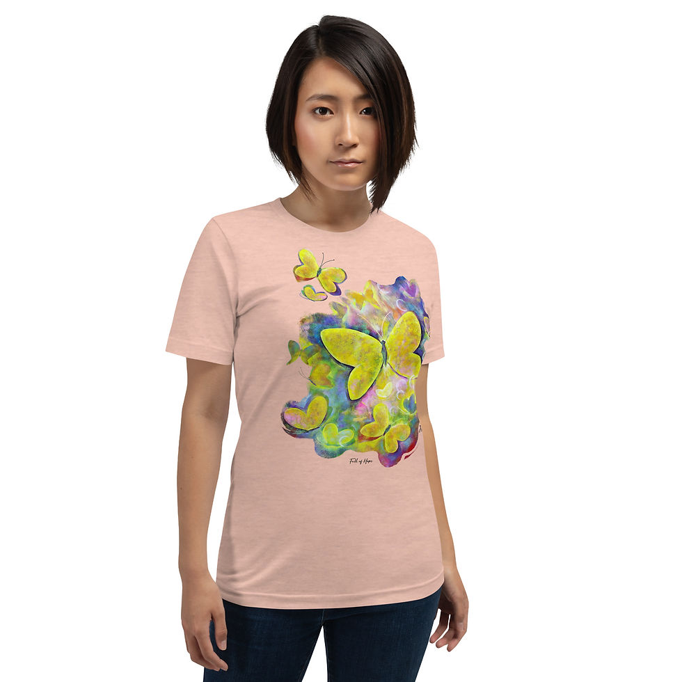 섬네일: Short-Sleeve Unisex T-Shirt - Full Of Hope