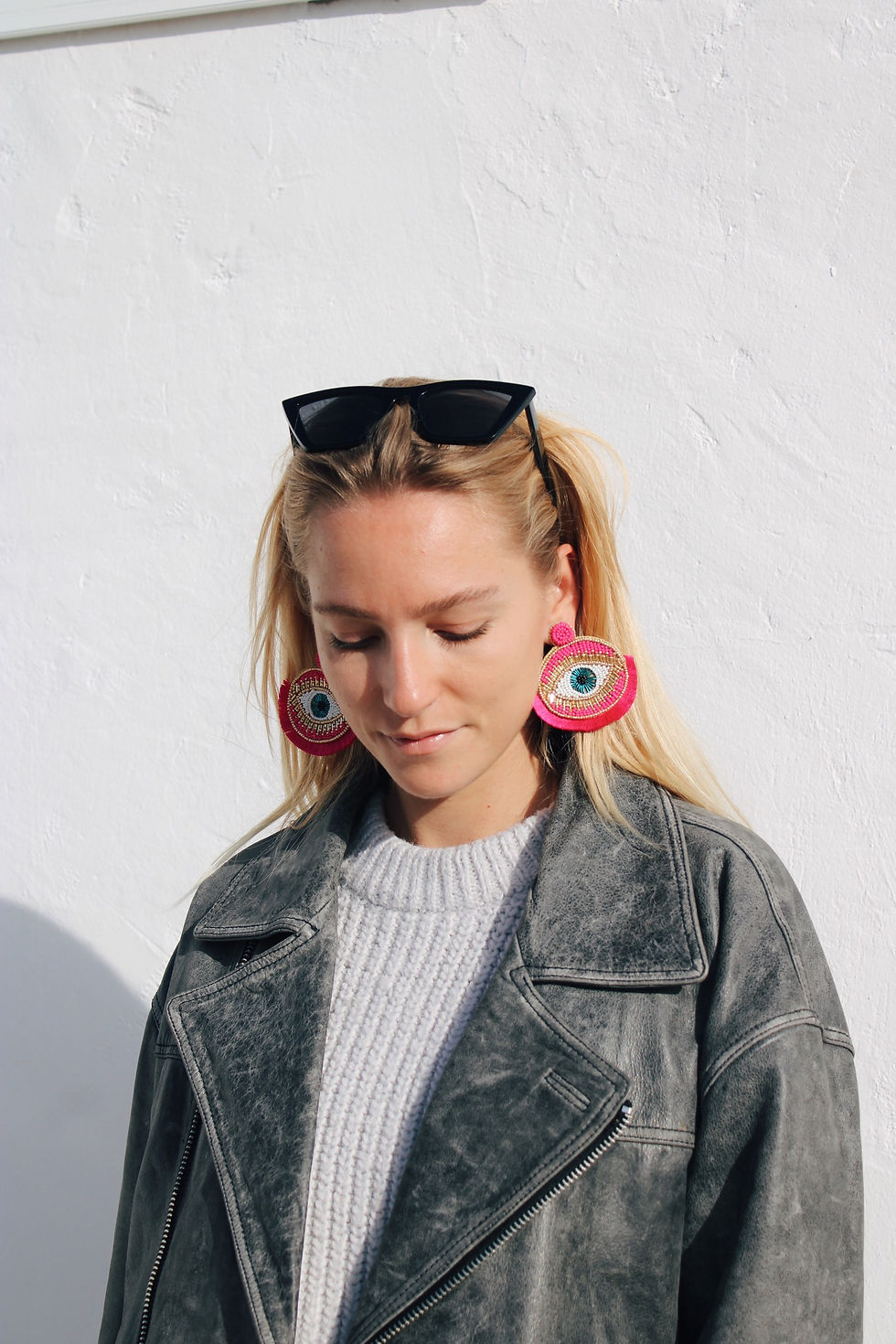 Thumbnail: See You Earrings in Pink