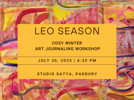 Leo Season Art Journaling Workshop