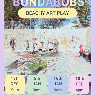 Beachy Art Play Summer Sessions