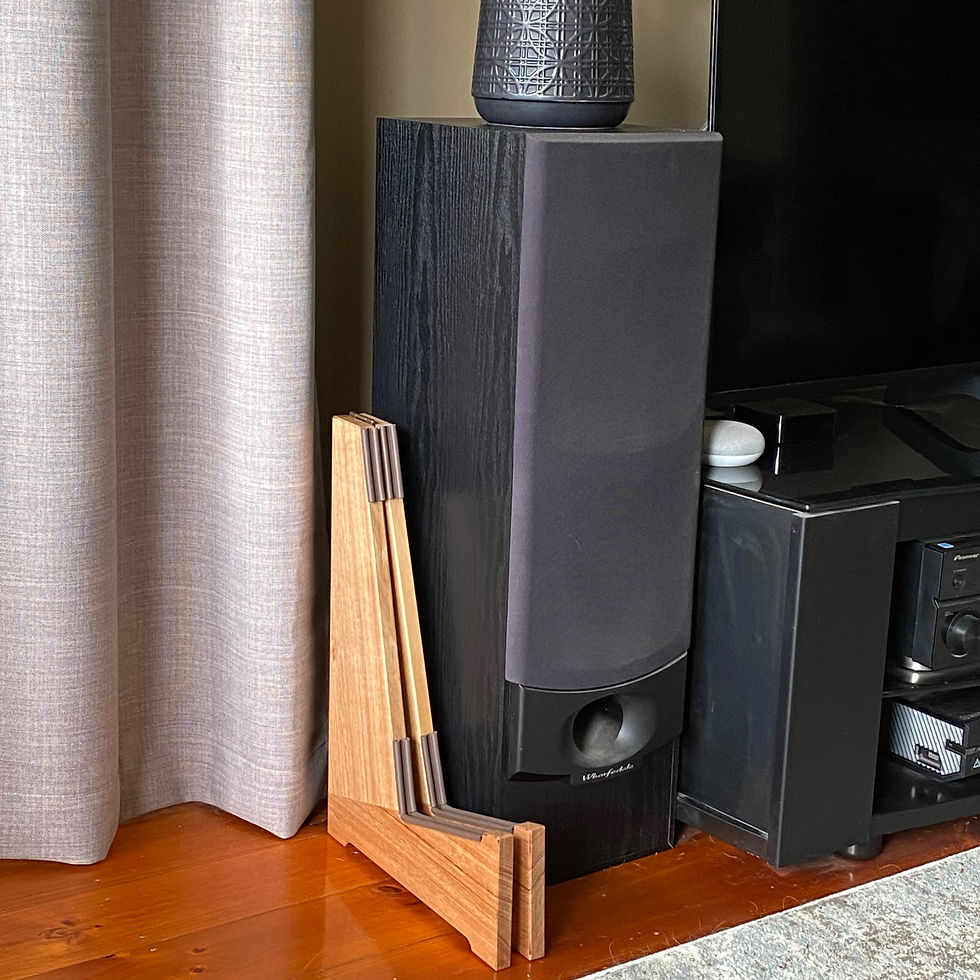 Thumbnail: Guitar stand folded for storage