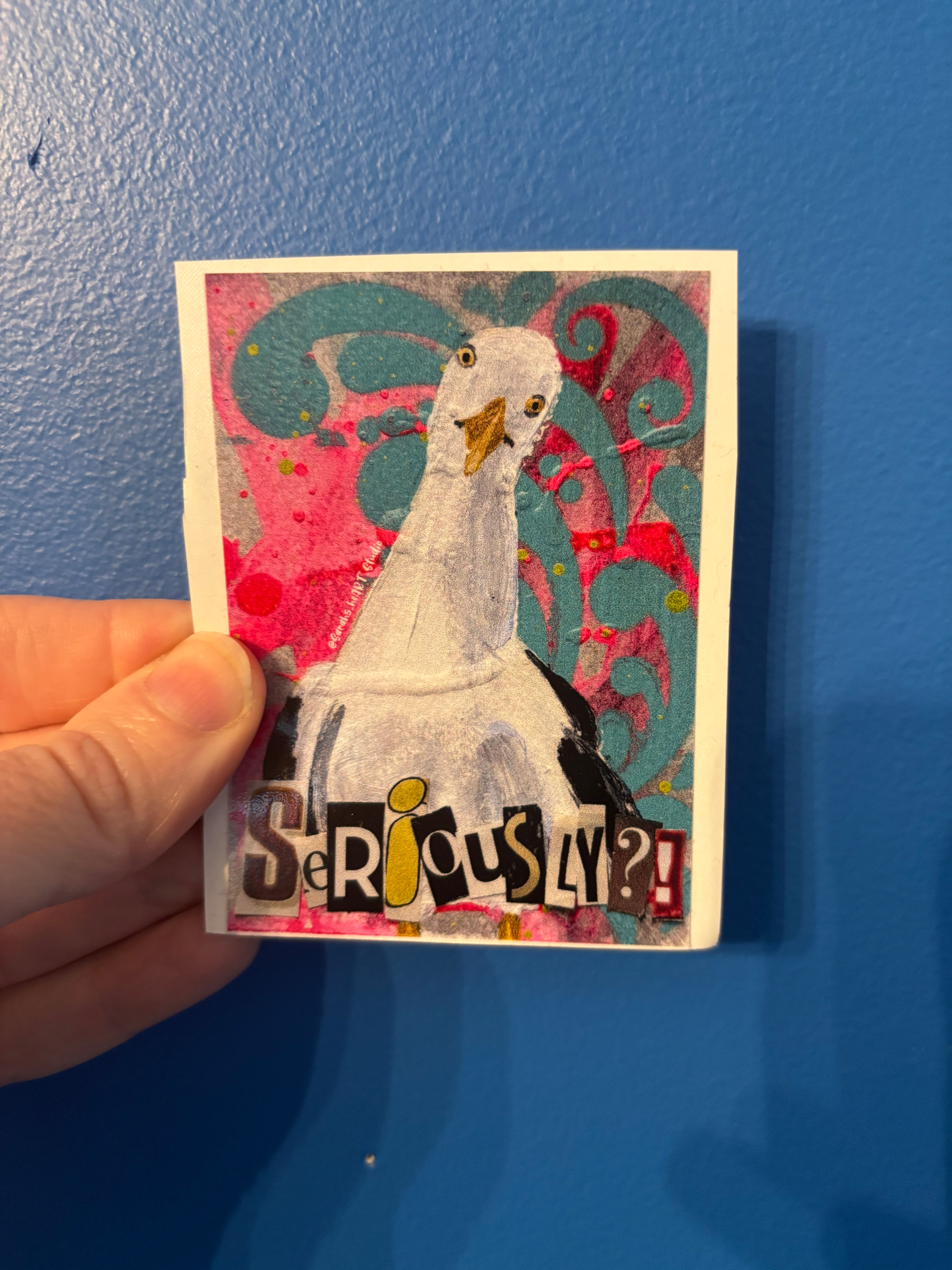 Seriously Seagull Sticker
