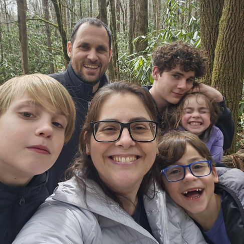 Family smiling