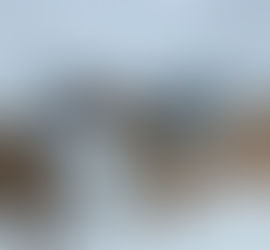 snowy & foggy mountain peak