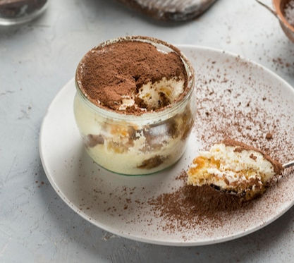 Tiramisú tradicional casero