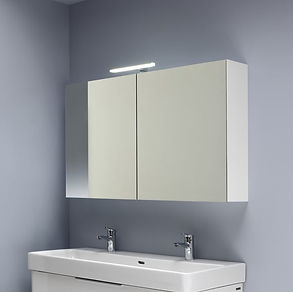 Aluminium Mirrored Cabinet