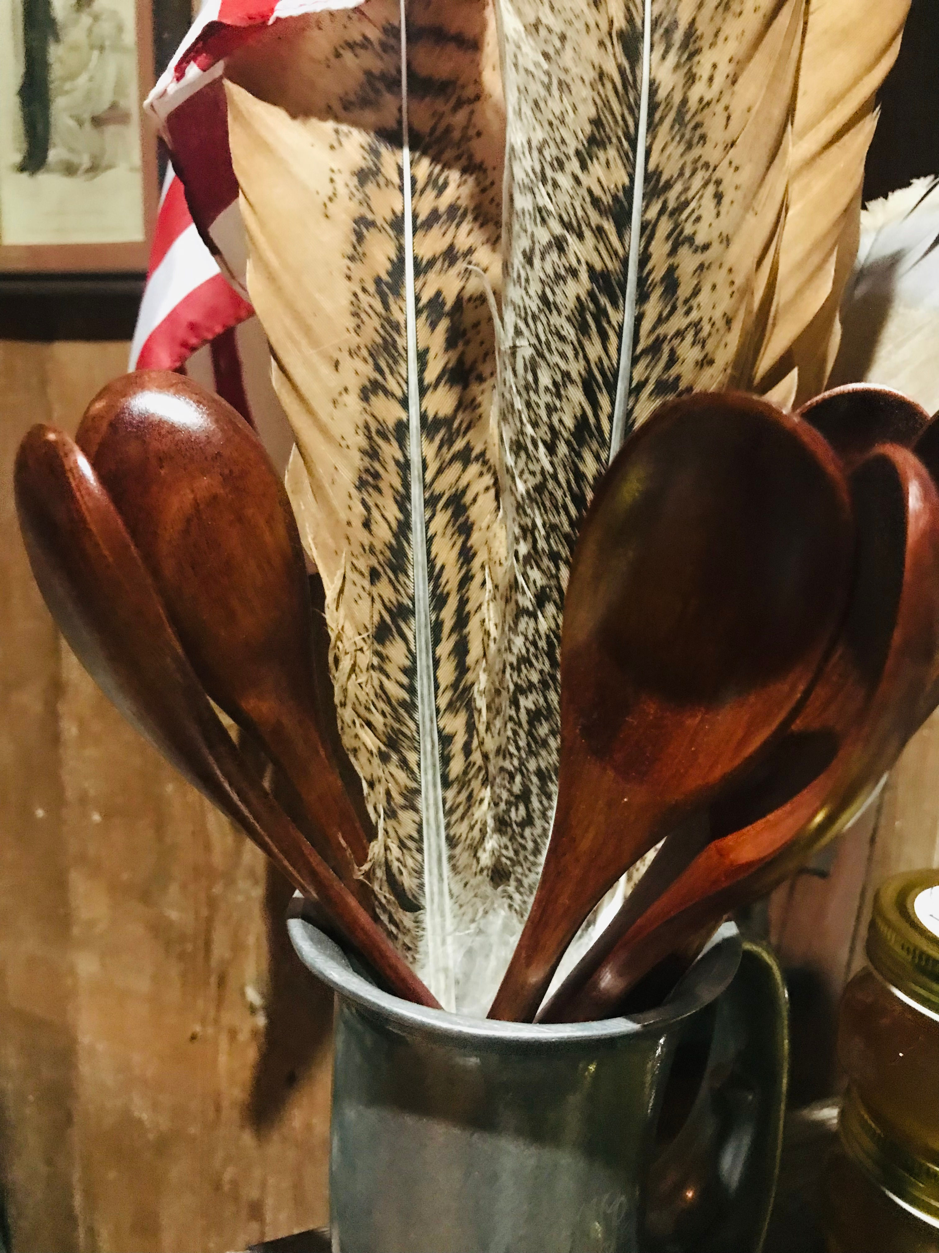 Wooden Spoon - Cherry Wood Finish