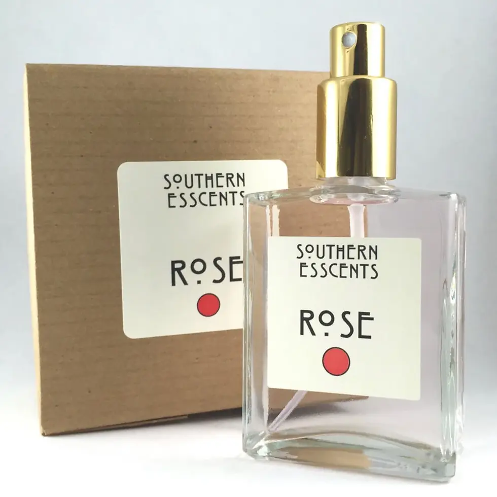 Thumbnail: Rose Perfume: Organic Essential Oils, Fresh Flower Fragrance 2oz/60mL