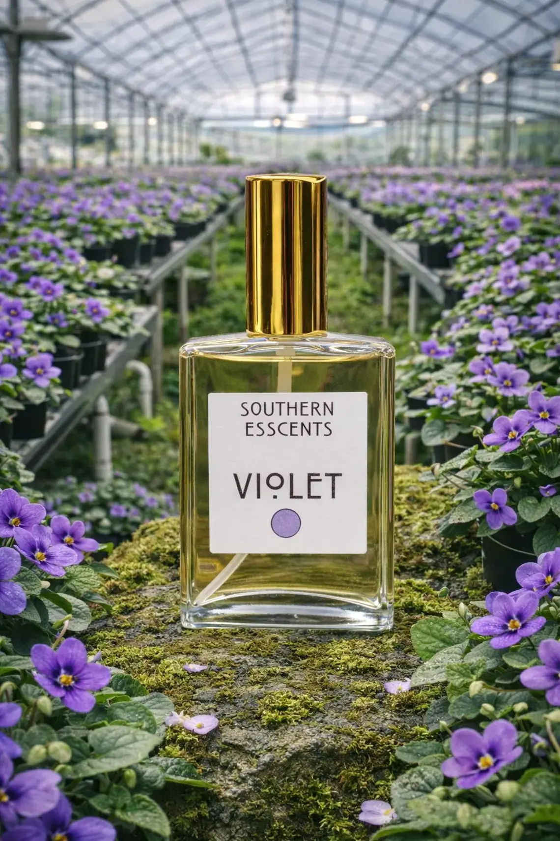 Violet Perfume: Fresh Floral Essential Oil Fragrance - 2oz/60mL