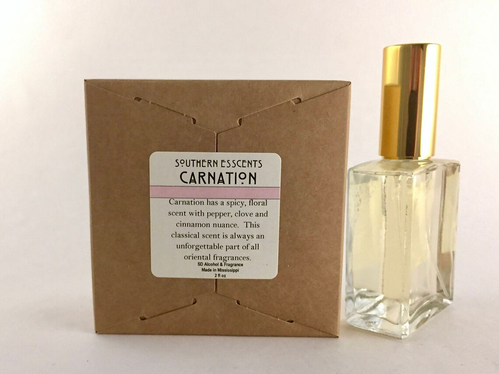 Thumbnail: Carnation Perfume: Fresh Flower Essential Oils, Spicy Floral Scent 2oz/60mL