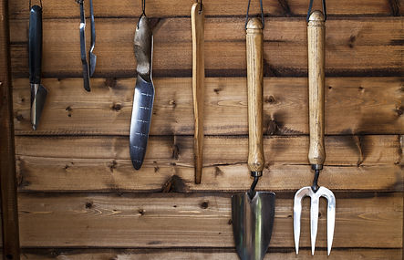 Présentation d'outils de jardin
