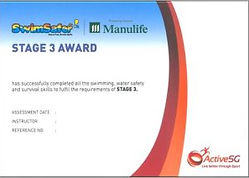 Little H20 Swim School Condominium Coaches Singapore Swimming Lessons Swimsafer Stage 3