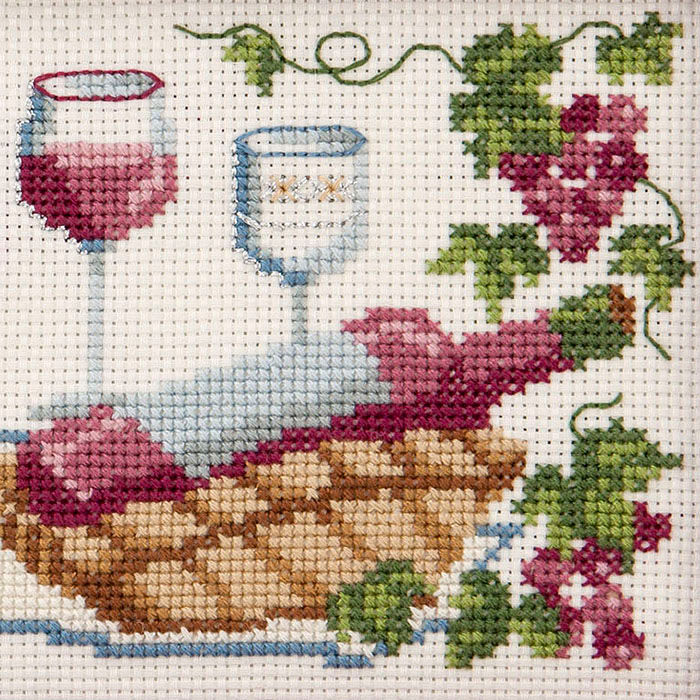 縮圖：Cross Stitch Frame <Wine>