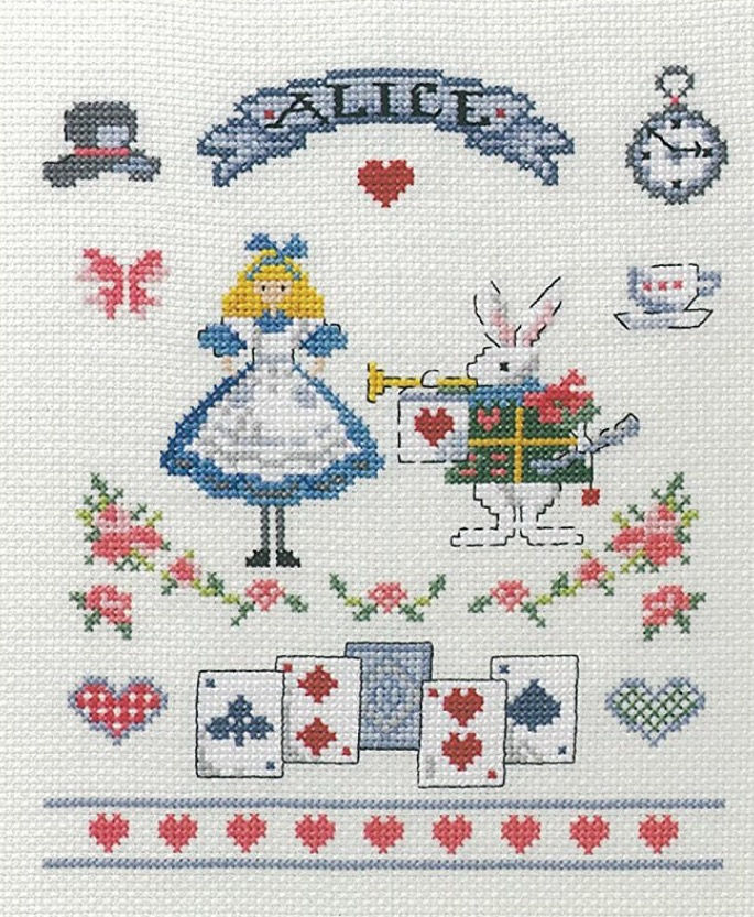 Thumbnail: Alice in Wonderland Cross Stitch 