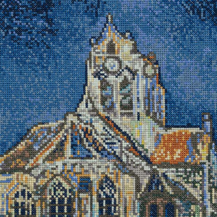 Thumbnail: Cross Stitch Frame <Church of Auvers>