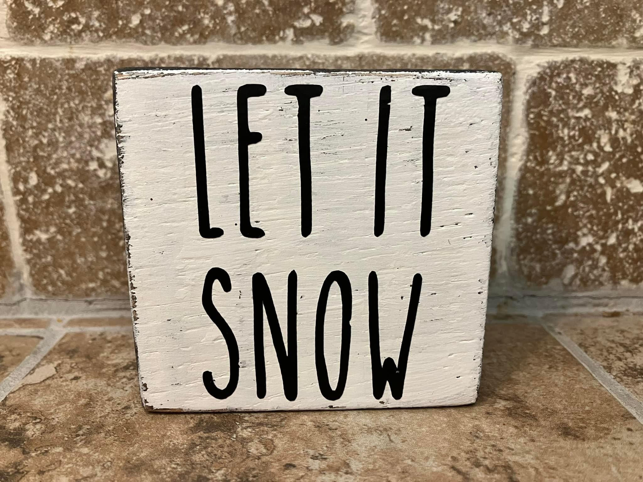 "Let it Snow" Block
