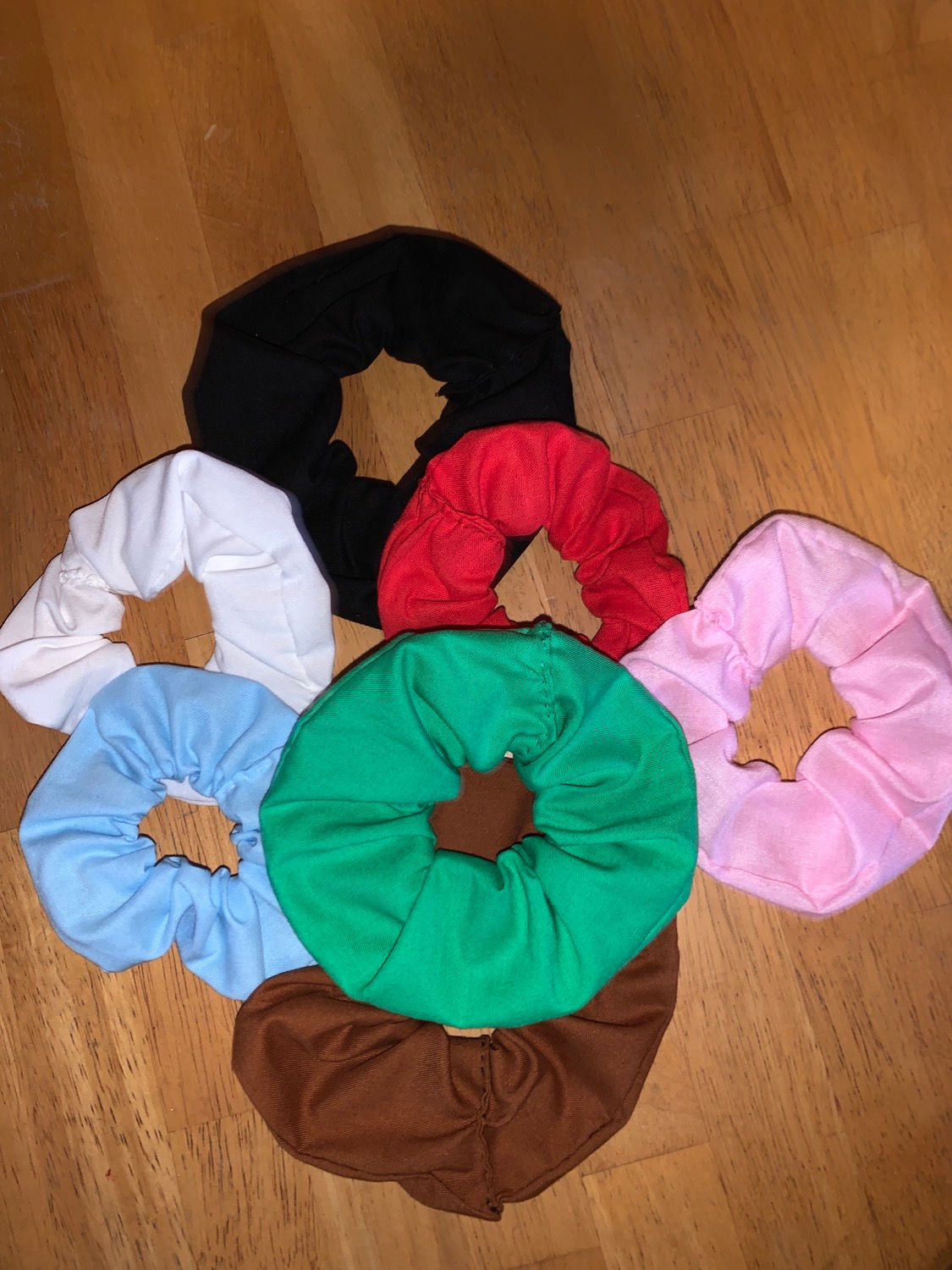 Plain Scrunchies