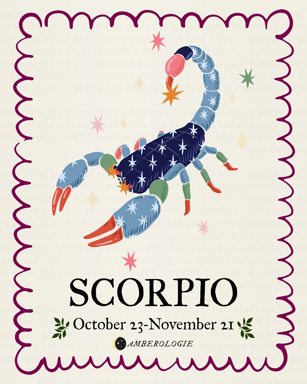 Scorpio Zodiac Sign Scorpion