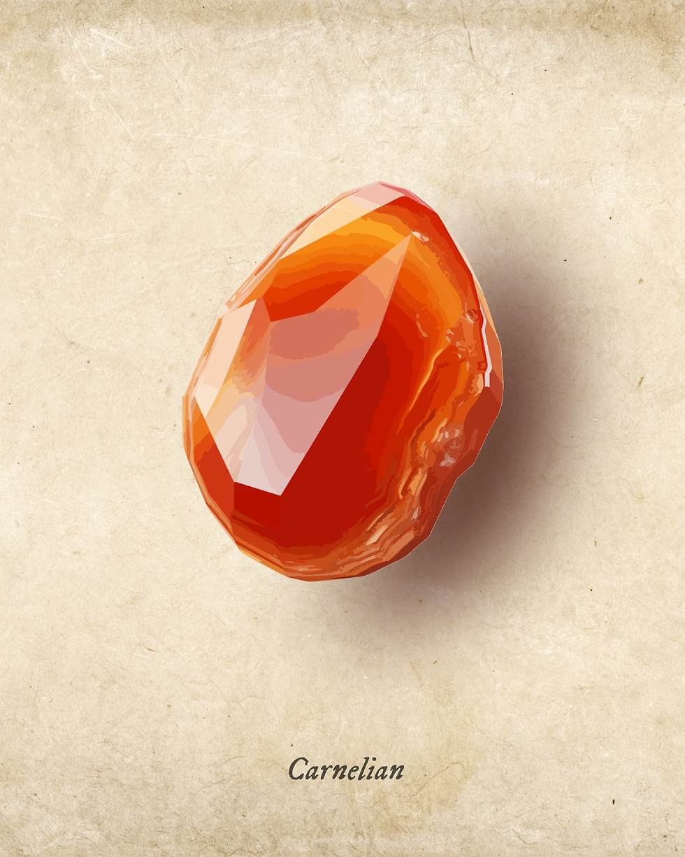 Carnelian Aries Stone