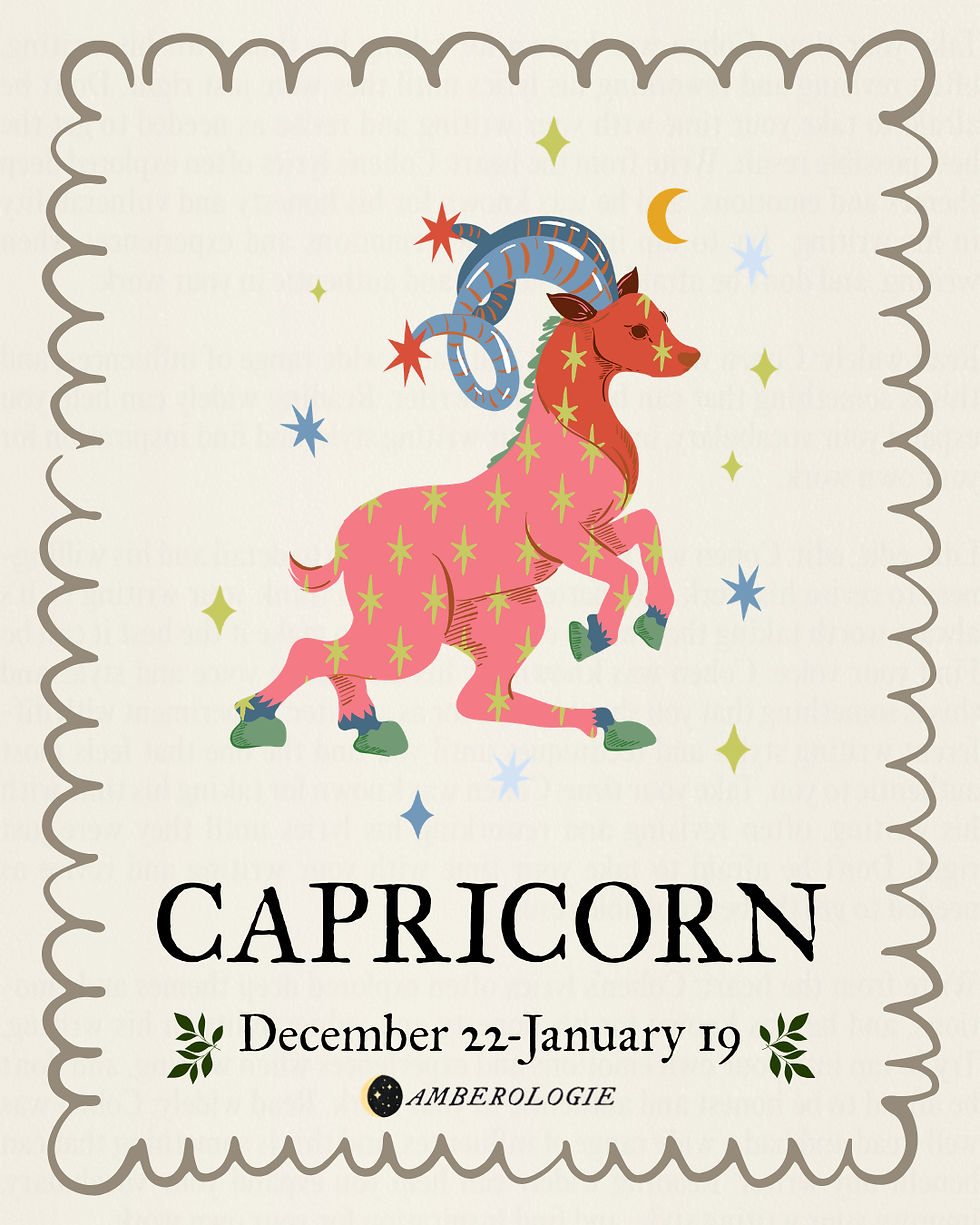 Capricorn Zodiac Sign Goat
