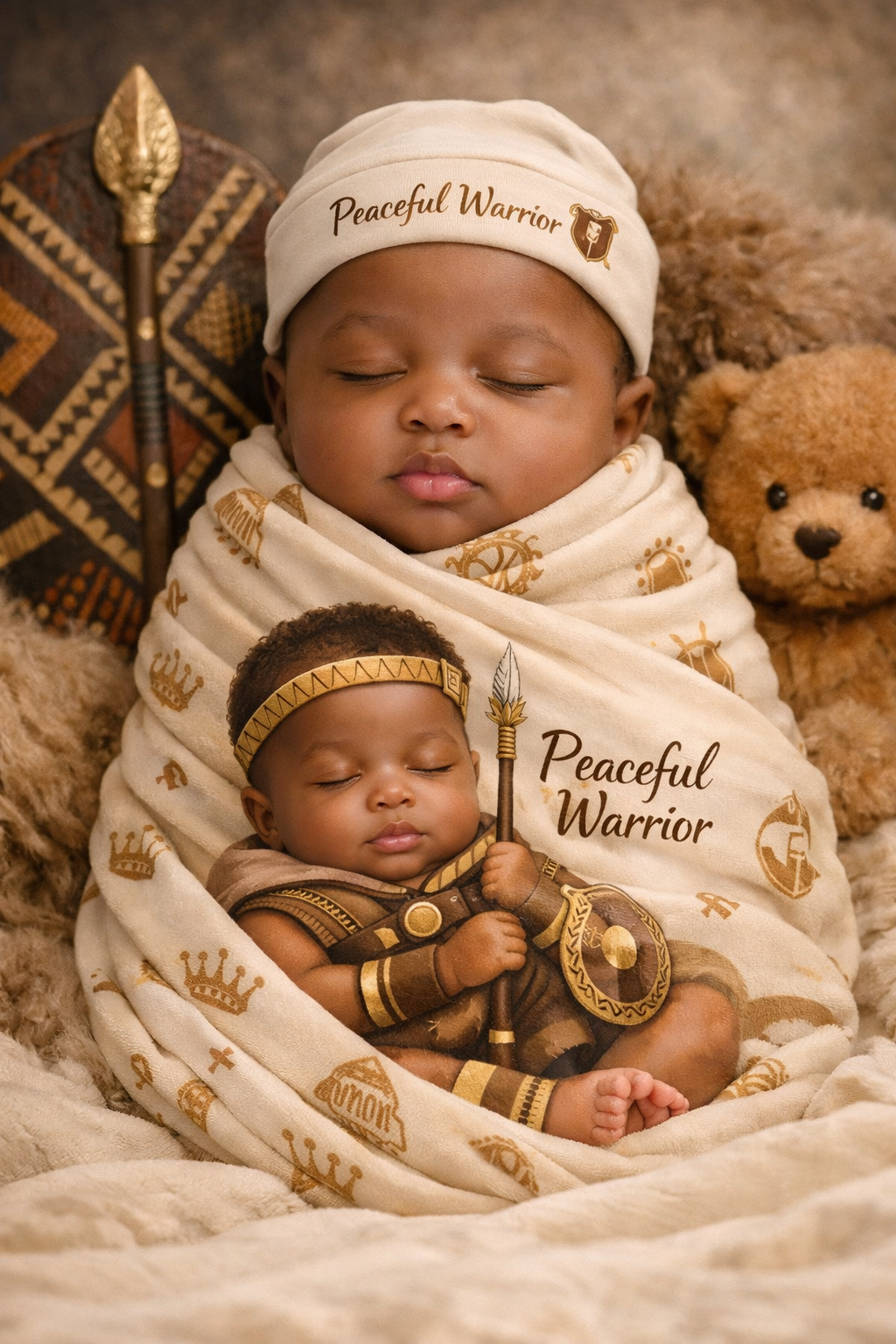 Peaceful Warrior Swaddle