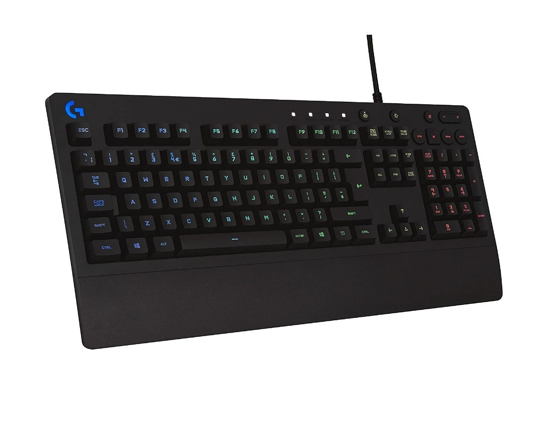 Logitech G213 Gaming Keyboard with Dedicated Media Controls