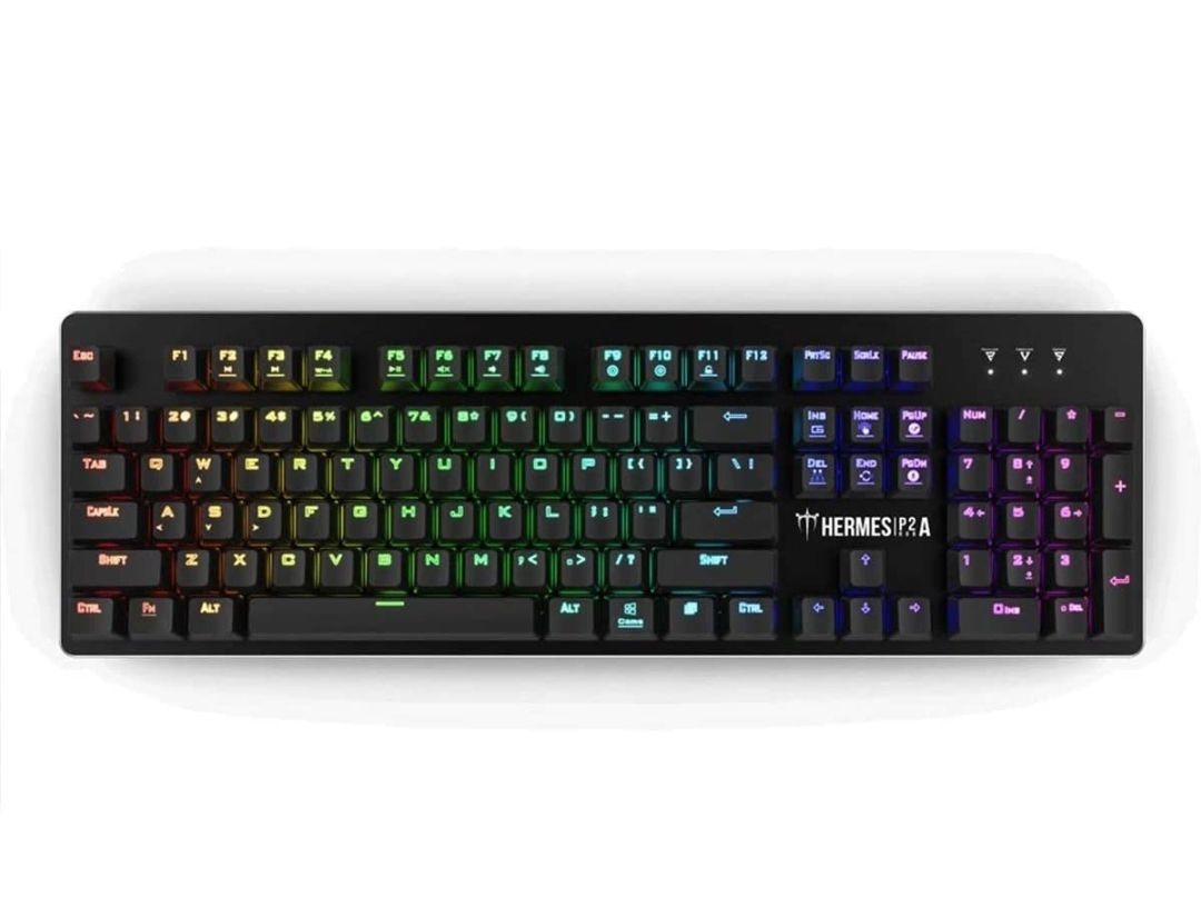 Gamdias Hermes P2A Full-Size RGB Mechanical Gaming Keyboard with Optical Switch