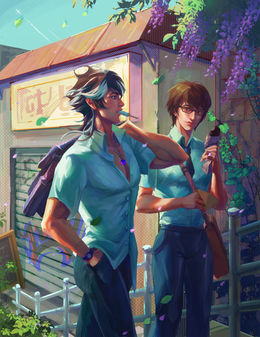 Narrative illustration, Book illustration, Digital illustration, flash art, marketing illustration, Jiro Wang