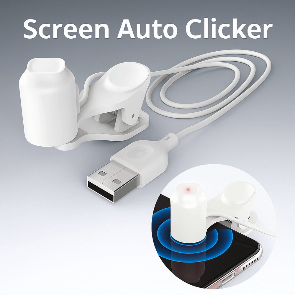 Small Gadget 3 Gears Screen Auto Clicker USB Phone Tap Auto Clicker Device Mini 