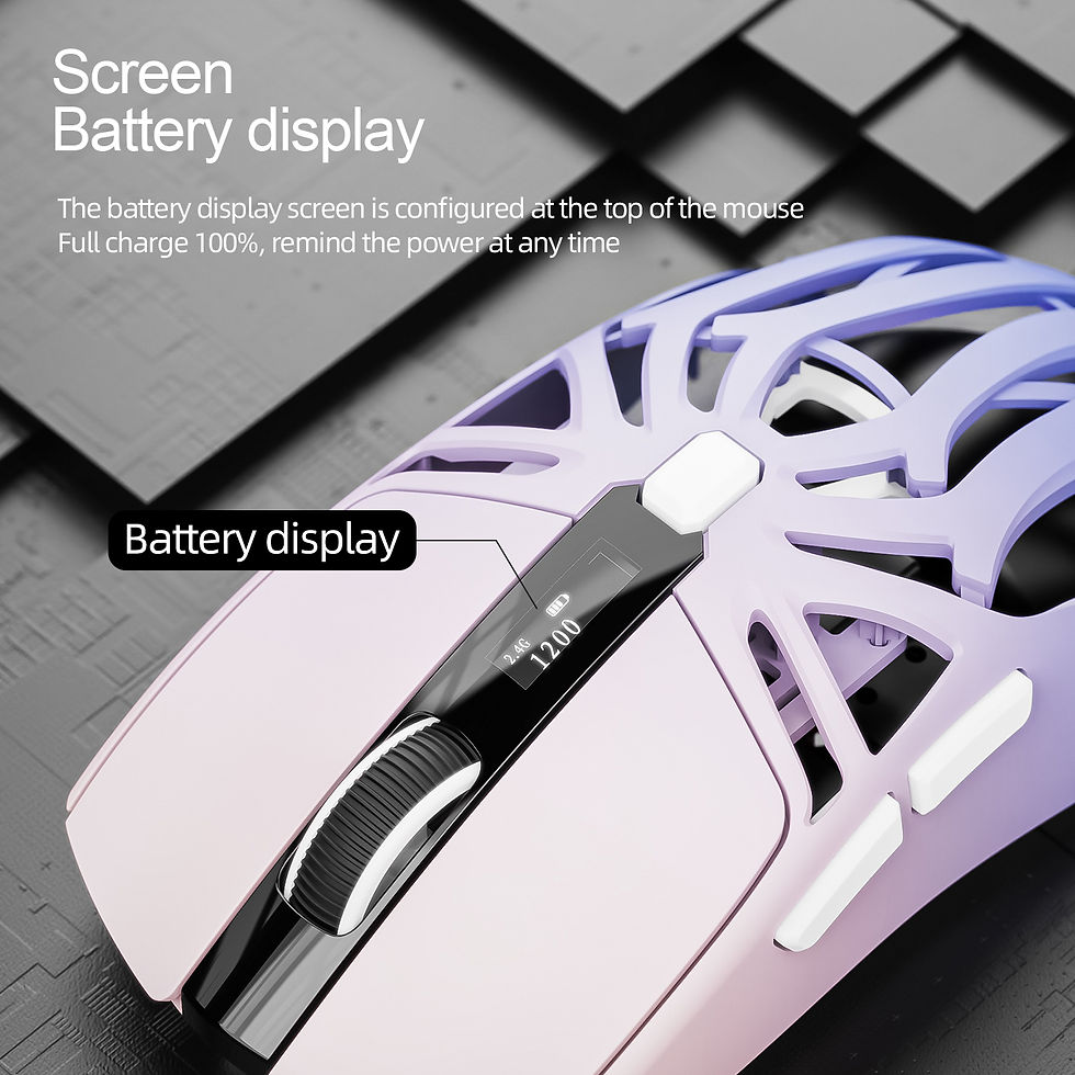 Thumbnail: SmailWolf RS8 Bluetooth wireless 2.4g gaming mouse triple-mode lightweight