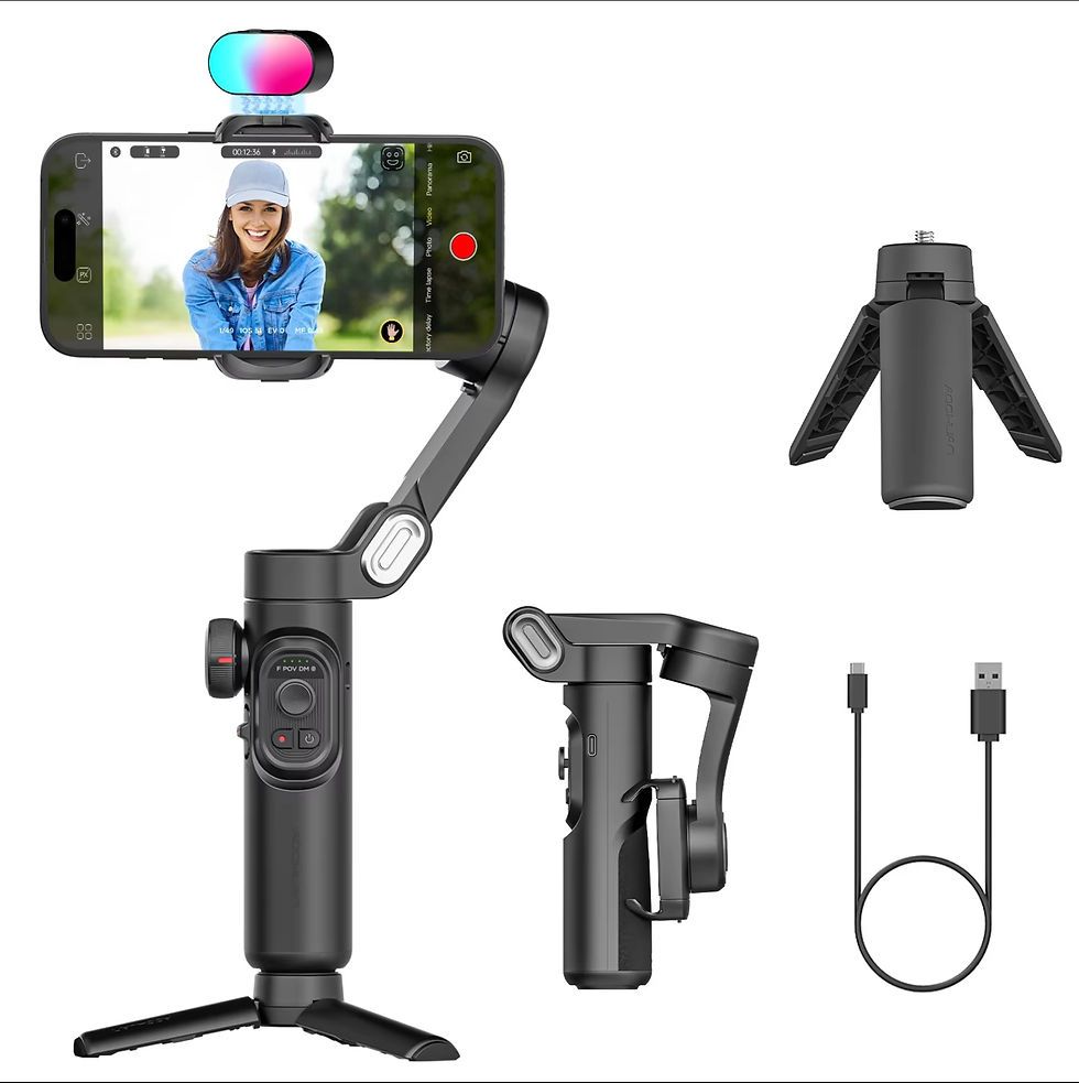 Thumbnail: AOCHUAN 3-Axis Handheld Gimbal Stabilizer SmartXE for Smartphone for iPhone Andr