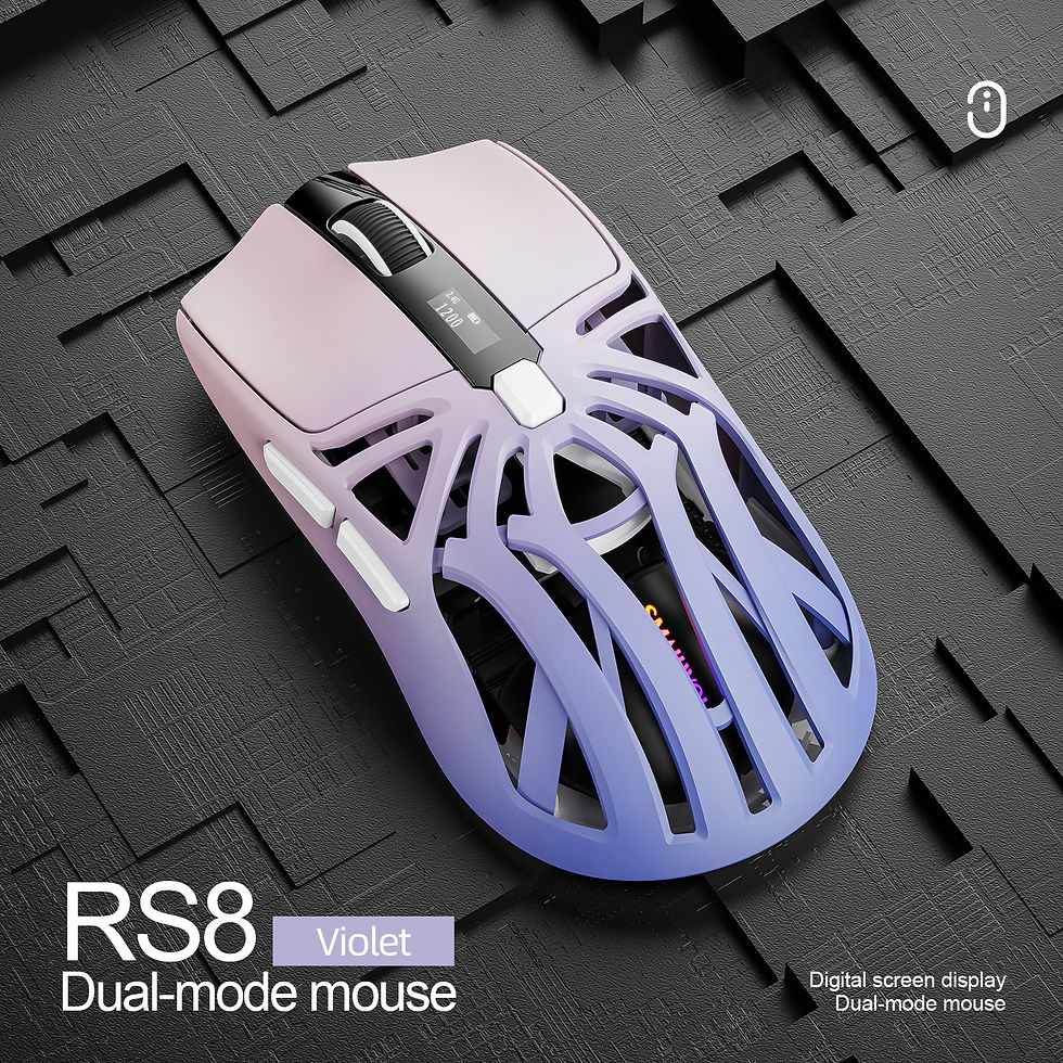 Thumbnail: SmailWolf RS8 Bluetooth wireless 2.4g gaming mouse triple-mode lightweight
