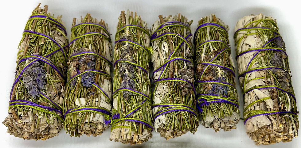 Thumbnail: Lavender with Rosemary and White Sage Bundles
