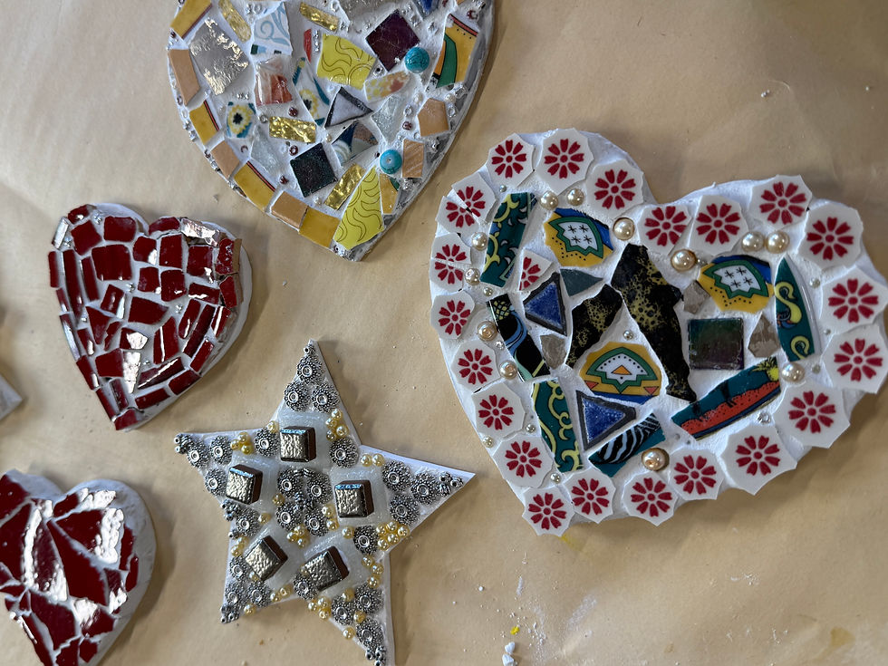 Mosaik mit Olena Pechkurova