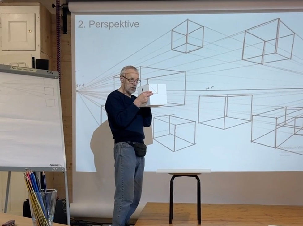 Architekturzeichnung mit Volodymyr Pechkurov