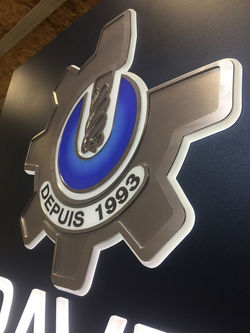 Enseigne lumineuse logo