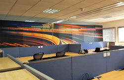 Décoration bureau : Mur d'image