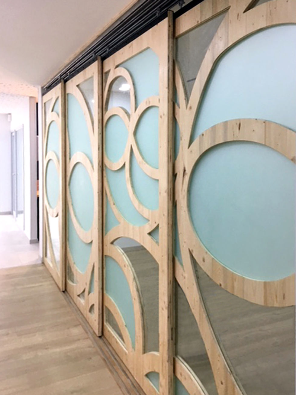 Cloison amovible ajourée