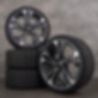20″ Audi S5 Black Machined