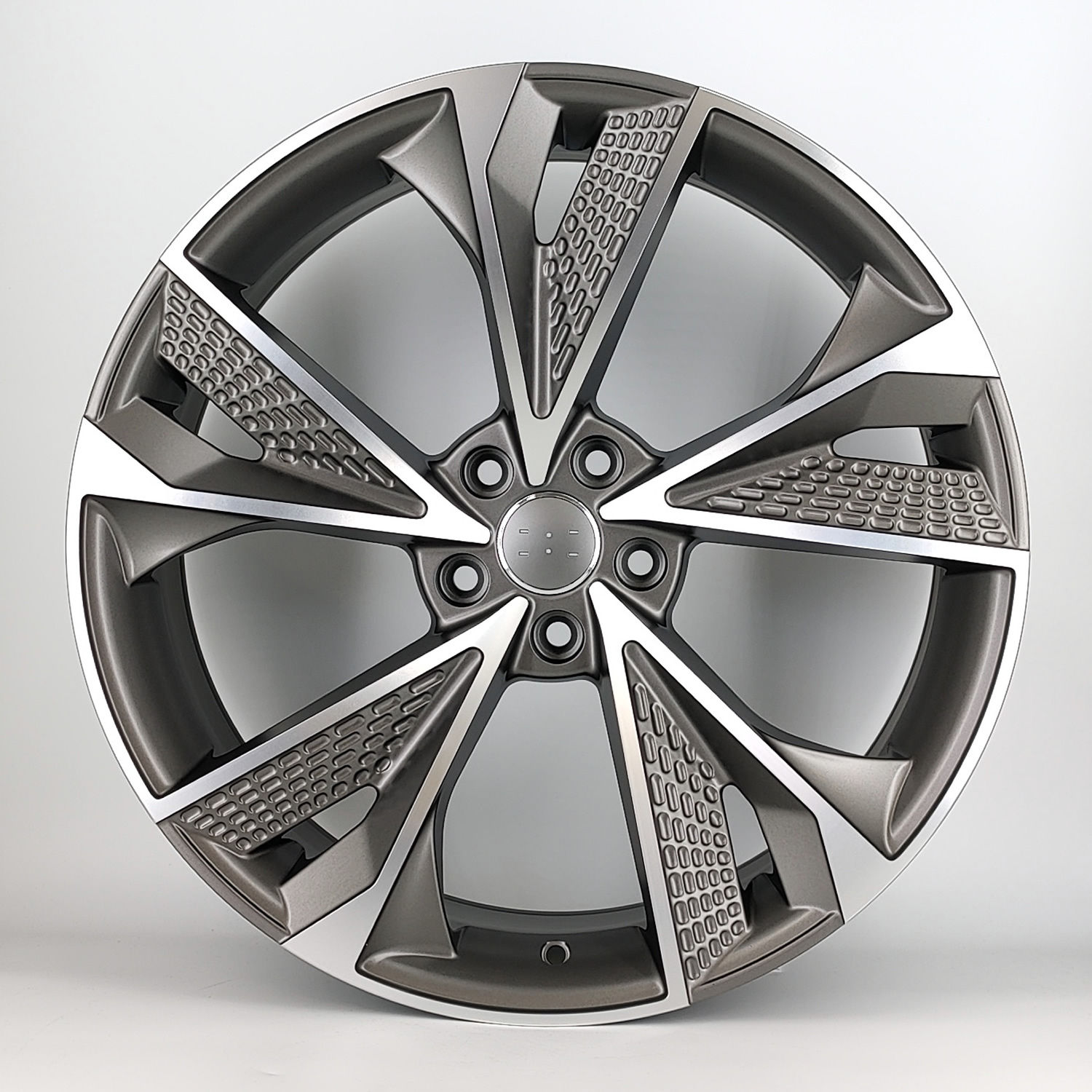 20″ Audi RS7 Honeycomb Satin Gunmetal Machined 810