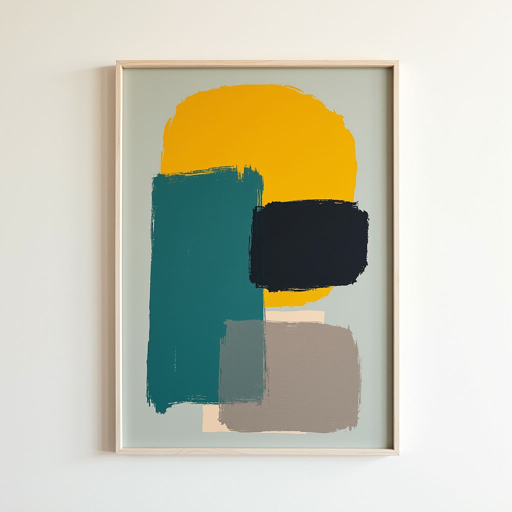 Expressive Color Study Print