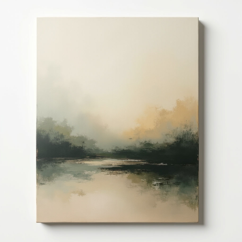 Textured Landscape Painting