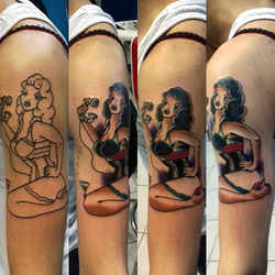 _gabri.lima95 _therealmich10 _Grazie ragazzi come sempre è davvero un piacere potervi tatuare