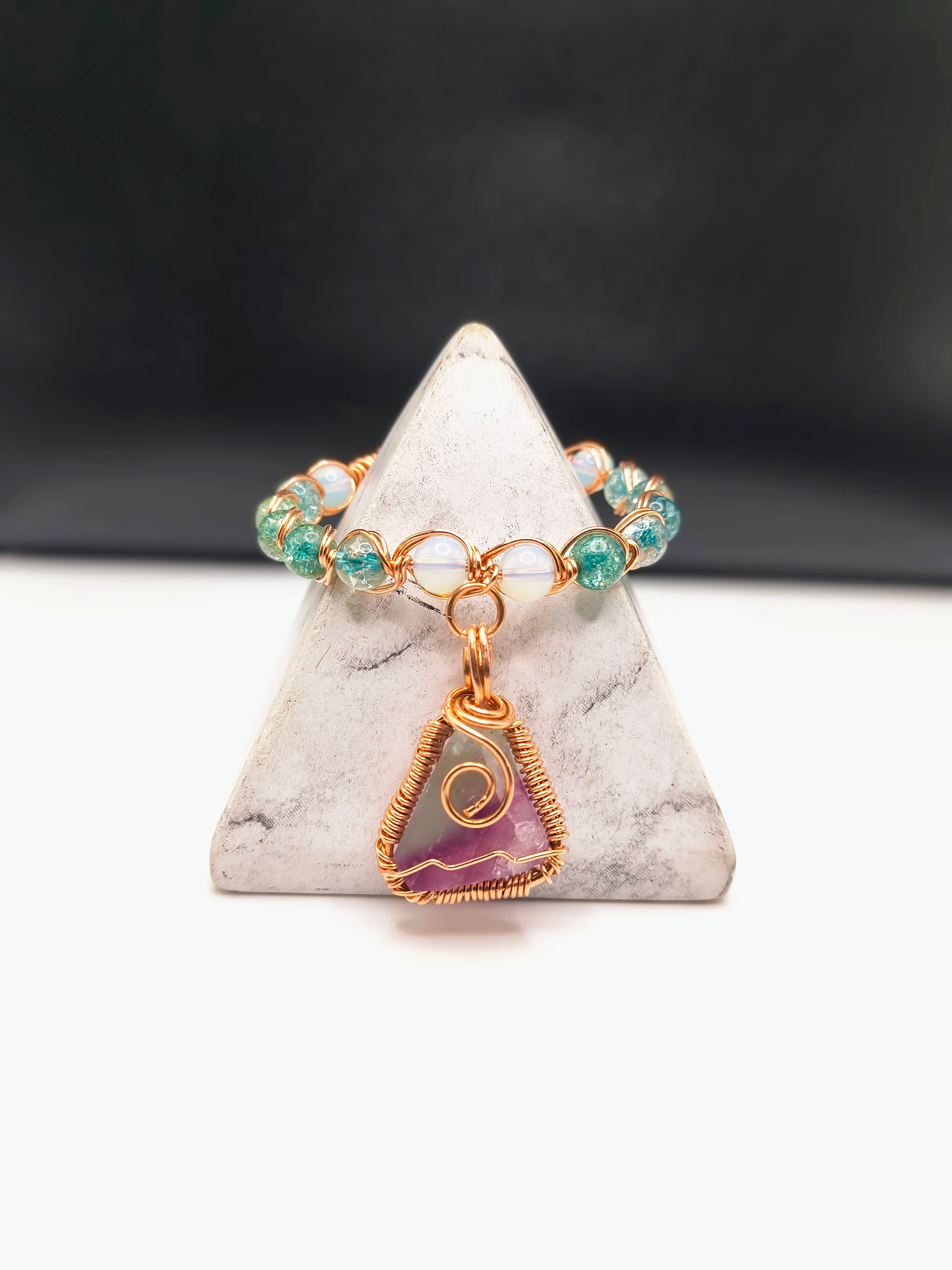 "Lunar Tide" Copper Wrap Bracelet