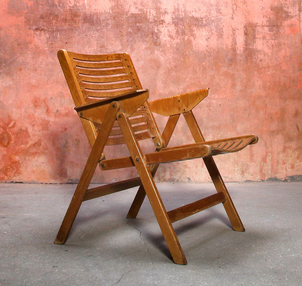 Thumbnail: Vintage Mid Century REX Folding Chair By Niko Kralj For Stol Kamnik, NardoDaVintage