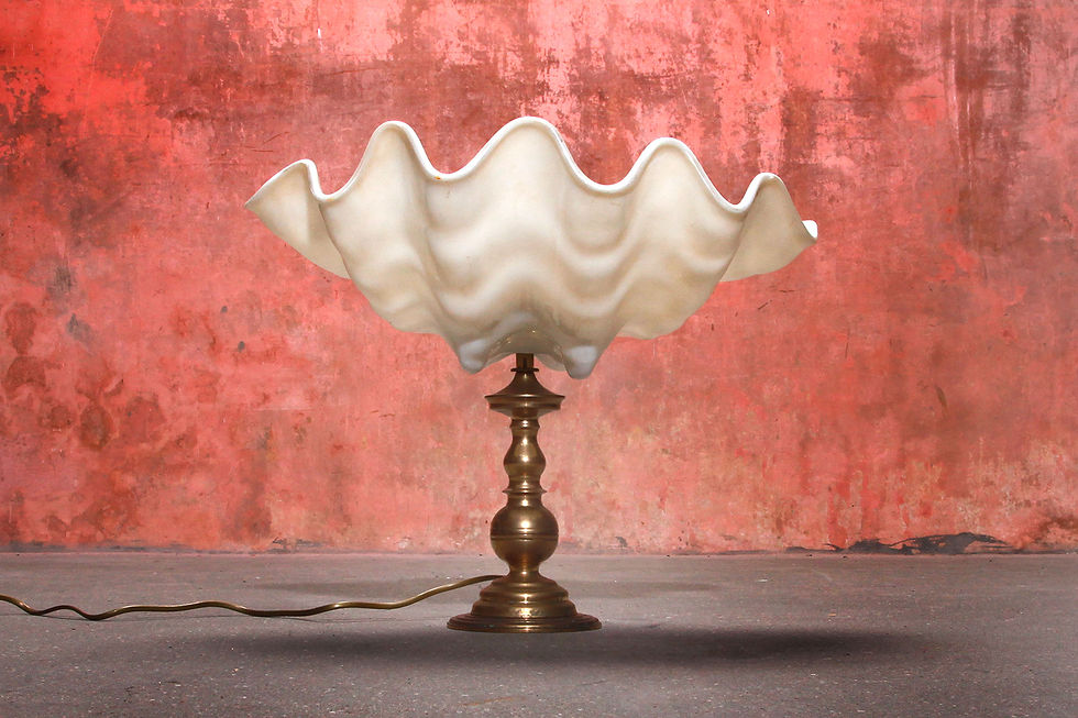 Thumbnail: Mother Of Pearl Oyster Table Lamp