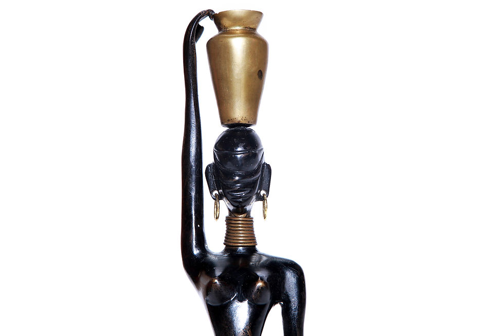 Thumbnail: Karl Hagenauer Bronze African Woman Sculpture, Bronze Sculpture, Vintage Bronze Sculpture, NardoDaVintage, Nardo Da Vintage