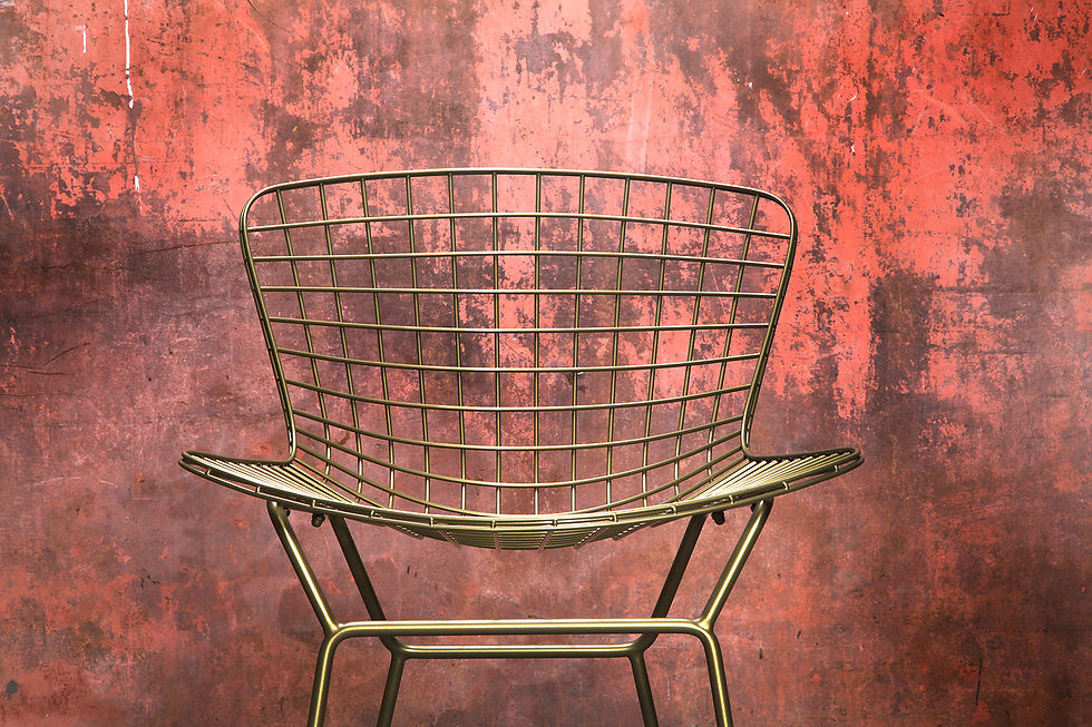 Thumbnail: Harry Bertoia Style Wire Bar Stools, Wire Design Bar Stools, Metal Bar Stools, Italian Bar Stool, NardoDaVintage