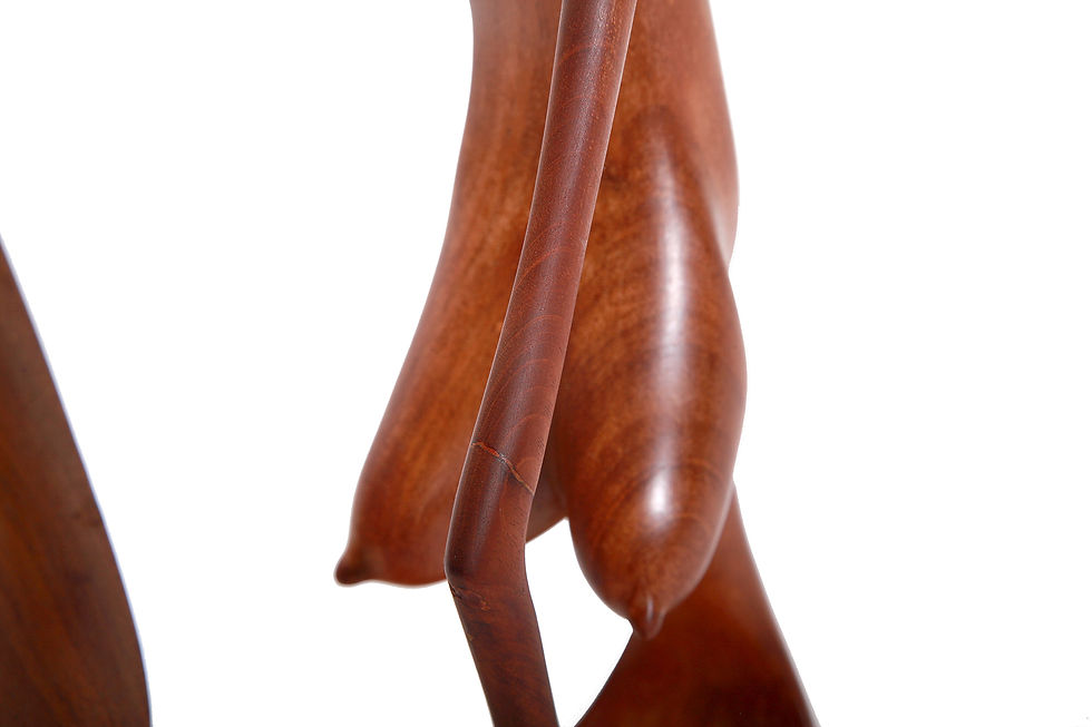 Thumbnail: Wooden Sculpture Made By Francois Sanon, 70s Haiti