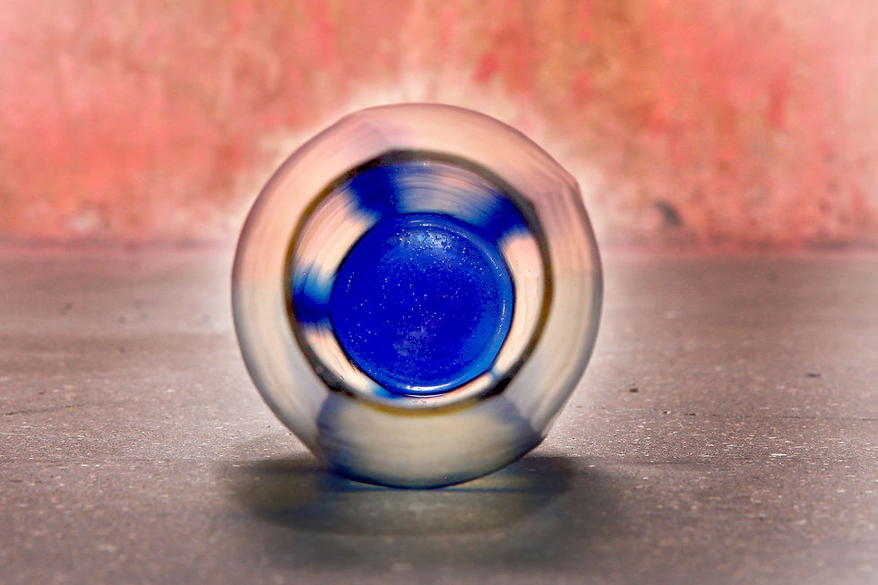Thumbnail: Rare Faceted Glass Vase